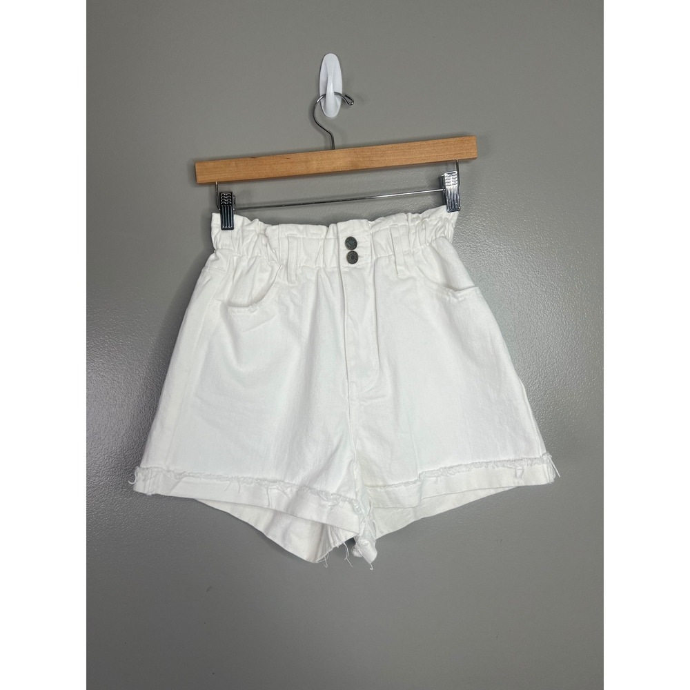 Show Me Your Mumu Emilia shorts high-riseโ paperbag waist size small distressed